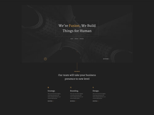 Fusion Web Portfolio Template