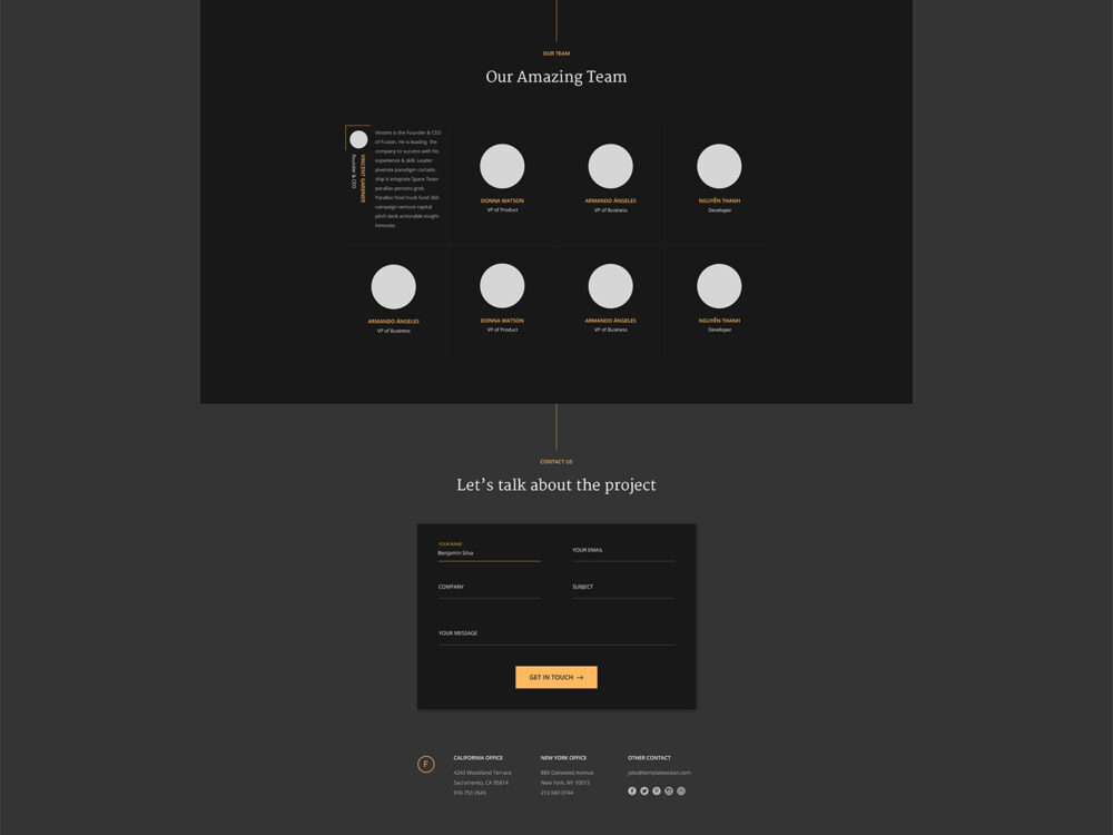 Fusion Web Portfolio Template