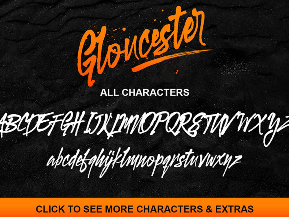 Gloucester Brush Script Demo
