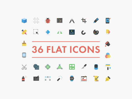 Graphic Design Icons Set