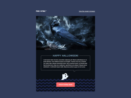 Halloween Email Template