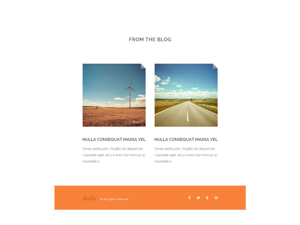 Hola Email HTML Template