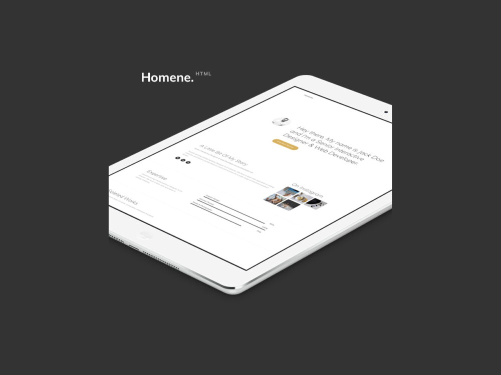 Homene HTML Template