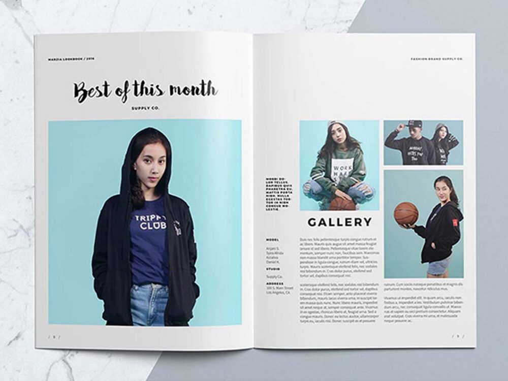 Indesign Lookbook Template