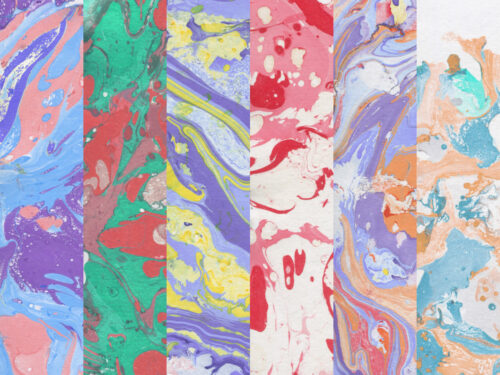 Ink Marble Paper Textures