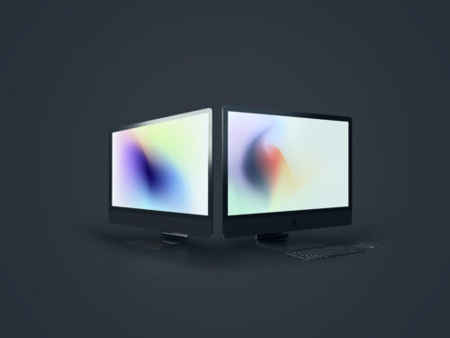 Minimal iMac Pro PSD Mockup