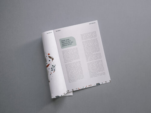 Modern Magazine Mockup Free PSD