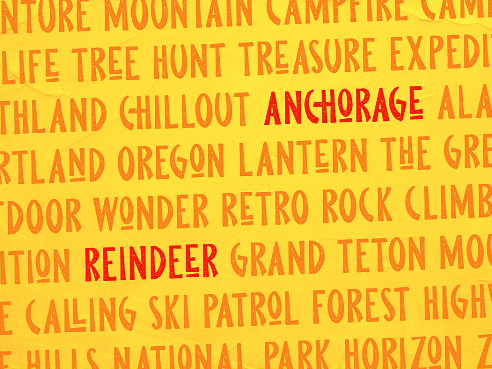 Pine Forest Outdoor Typeface