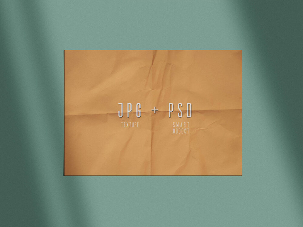 Real Wrinkled Paper Photoshop Textures