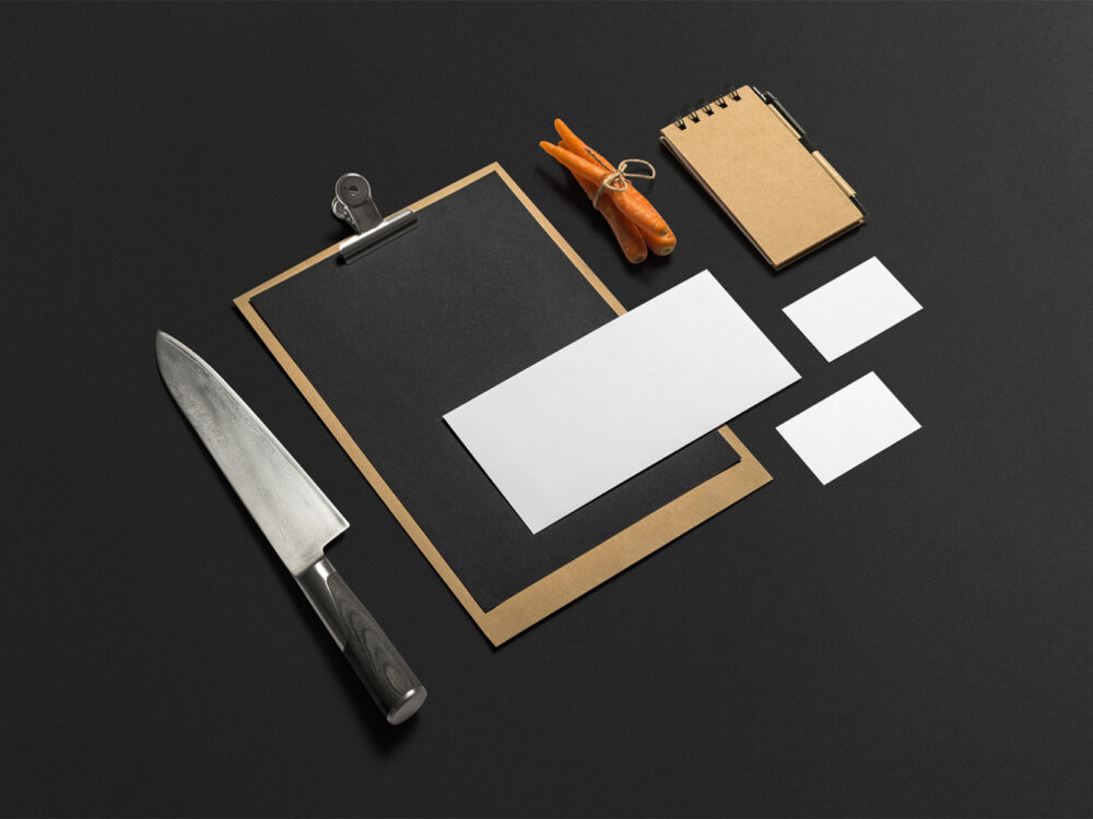 Restaurant and Bar Branding Stationery Mockups