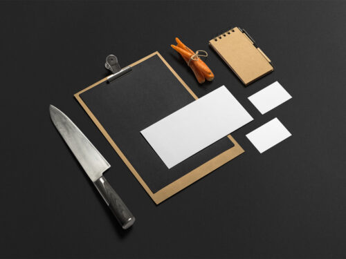 Restaurant and Bar Branding Stationery Mockups