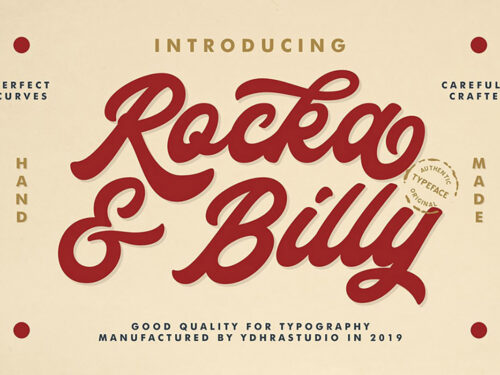Rocka and Billy Font Demo