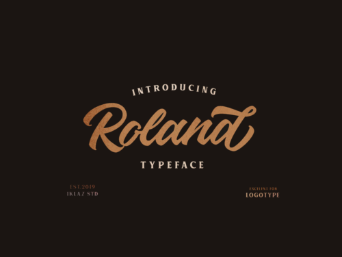 Roland Hand lettering Script