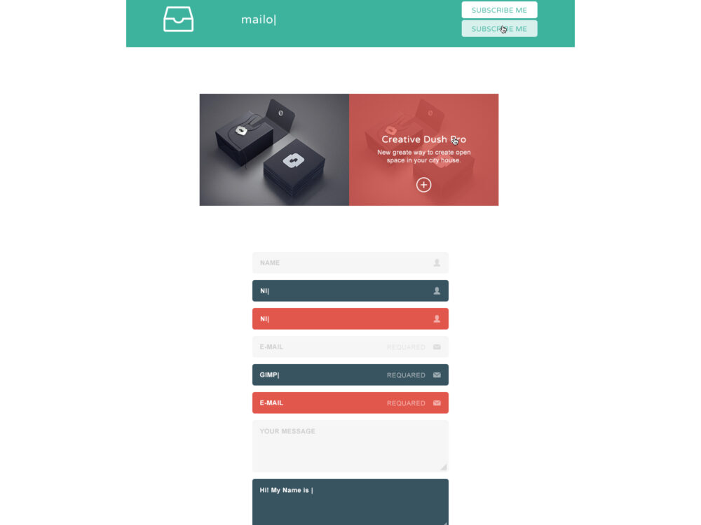 Sally Blocks Website Template