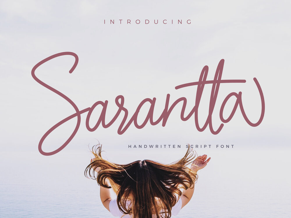 Sarantta-Handwritten-Script-Font