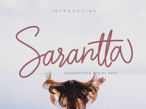 Sarantta-Handwritten-Script-Font