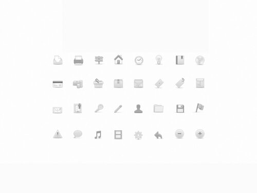 Soft Media Icons Set