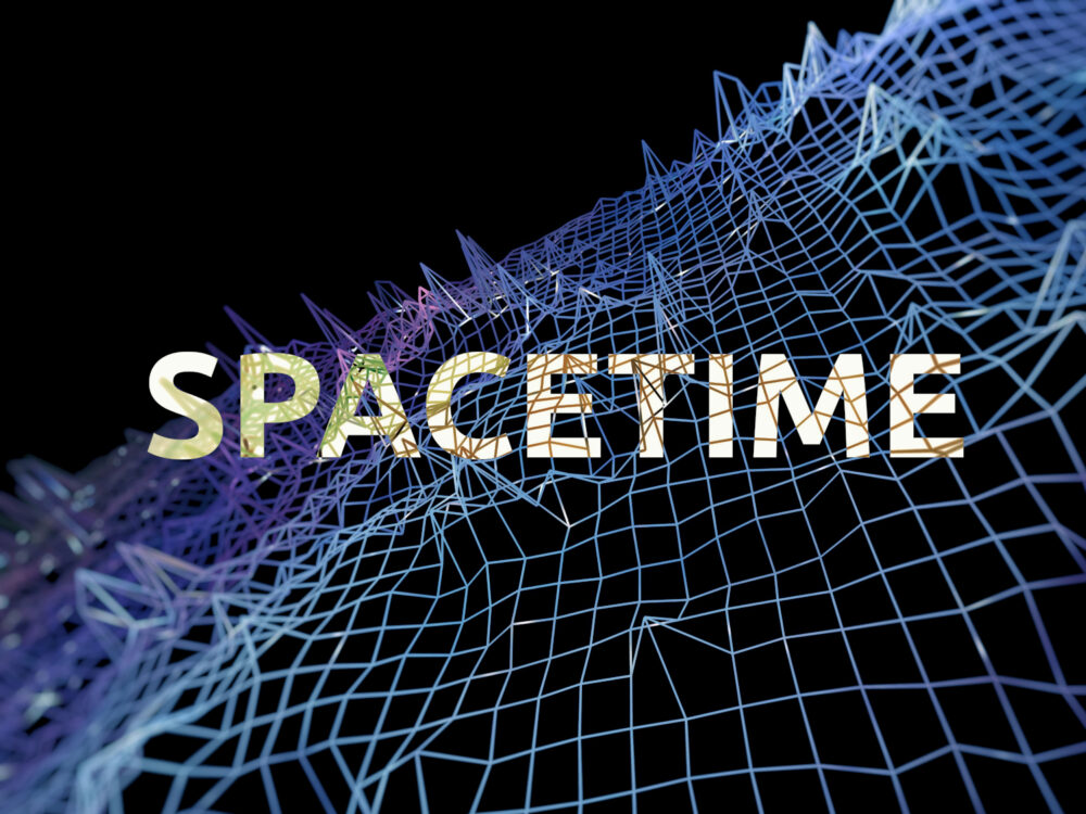Spacetime Abstract Wireframe Backgrounds