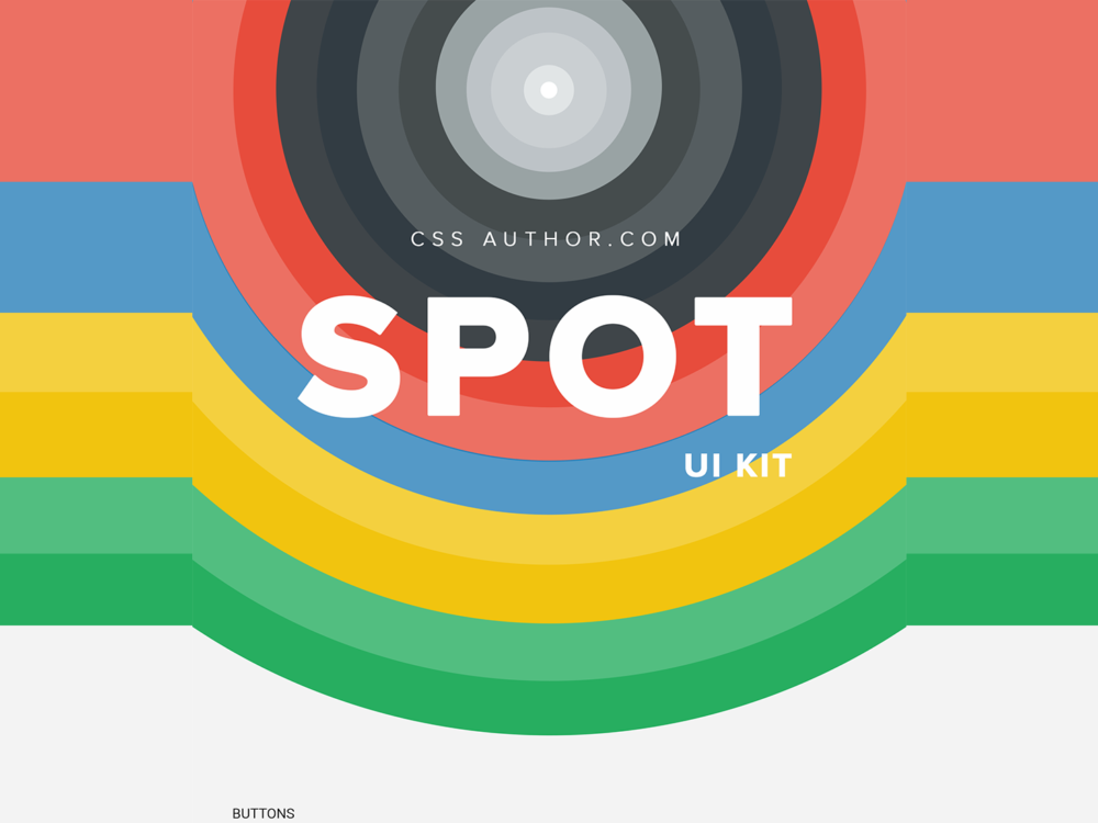 Spot UI Kit PSD
