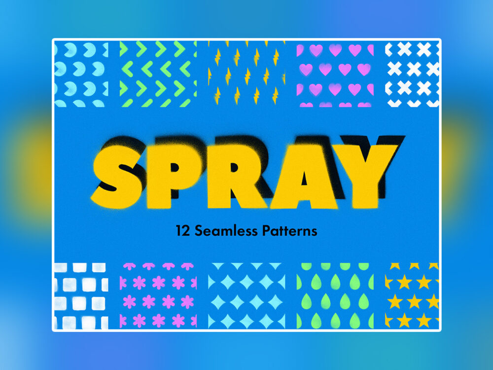 Spray Seamless Patterns