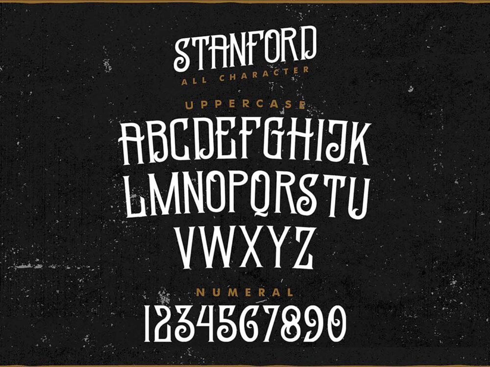 Standford Vintage Font Demo