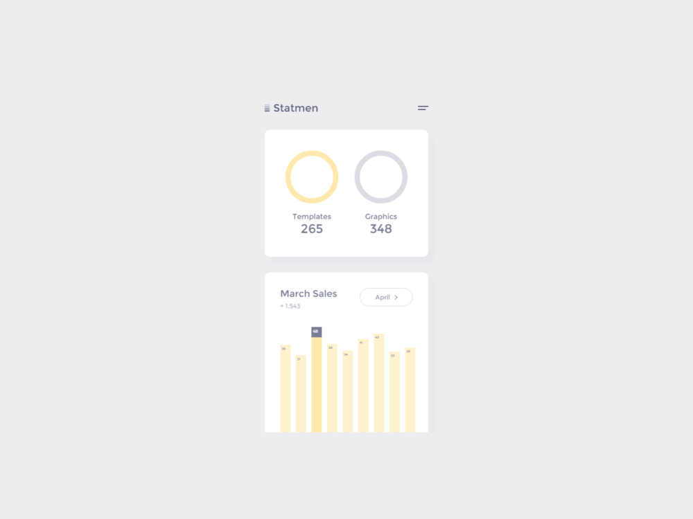Statment-Statistic-IOS-UI-Kit