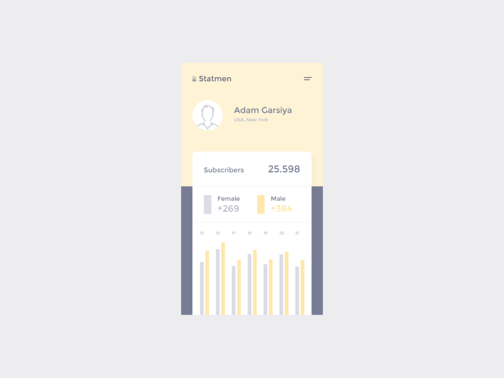 Statment-Statistic-IOS-UI-Kit