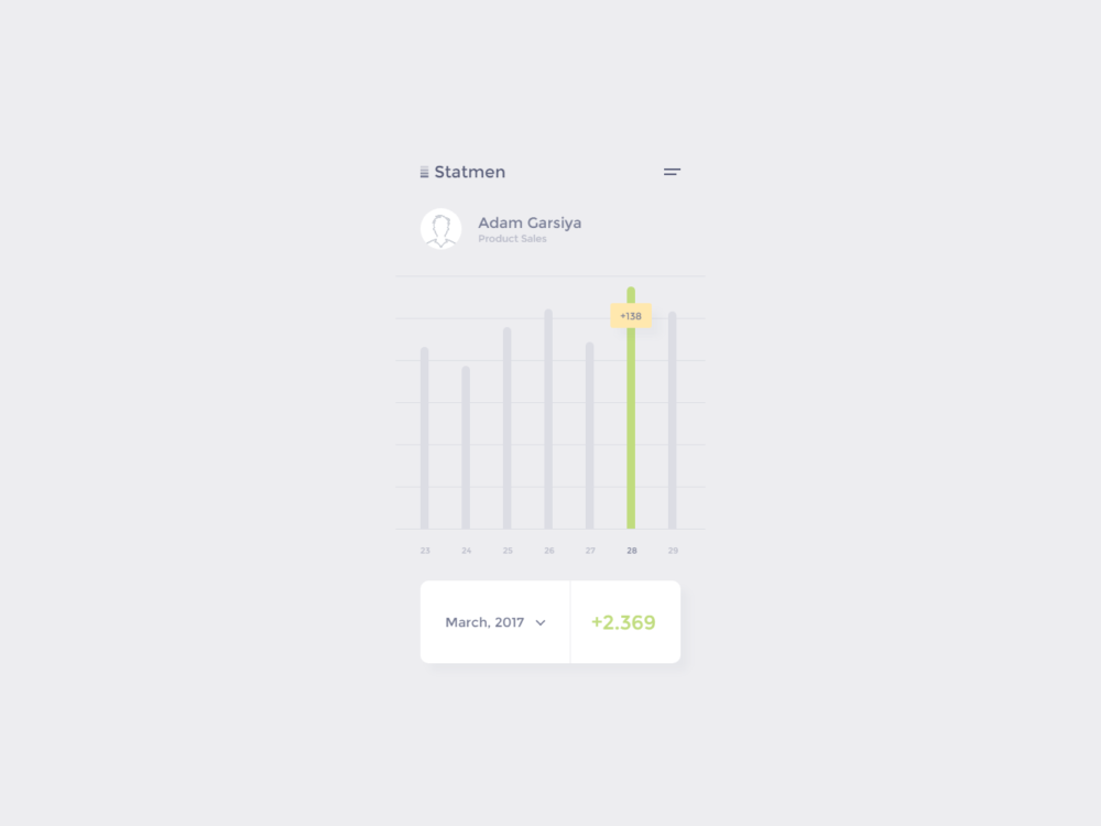 Statment-Statistic-IOS-UI-Kit
