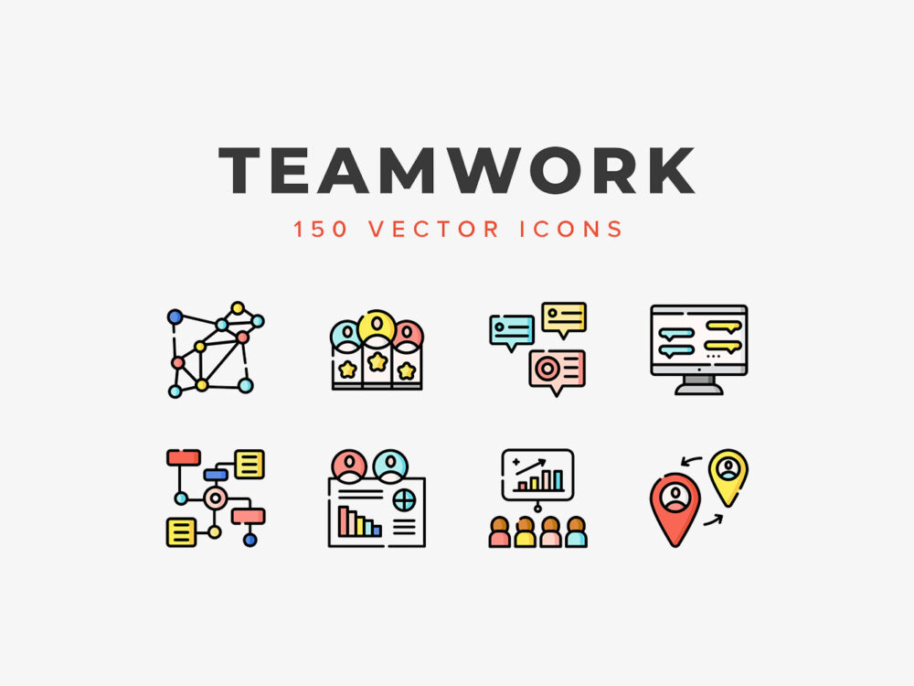 Teamwork Free Vector Icons