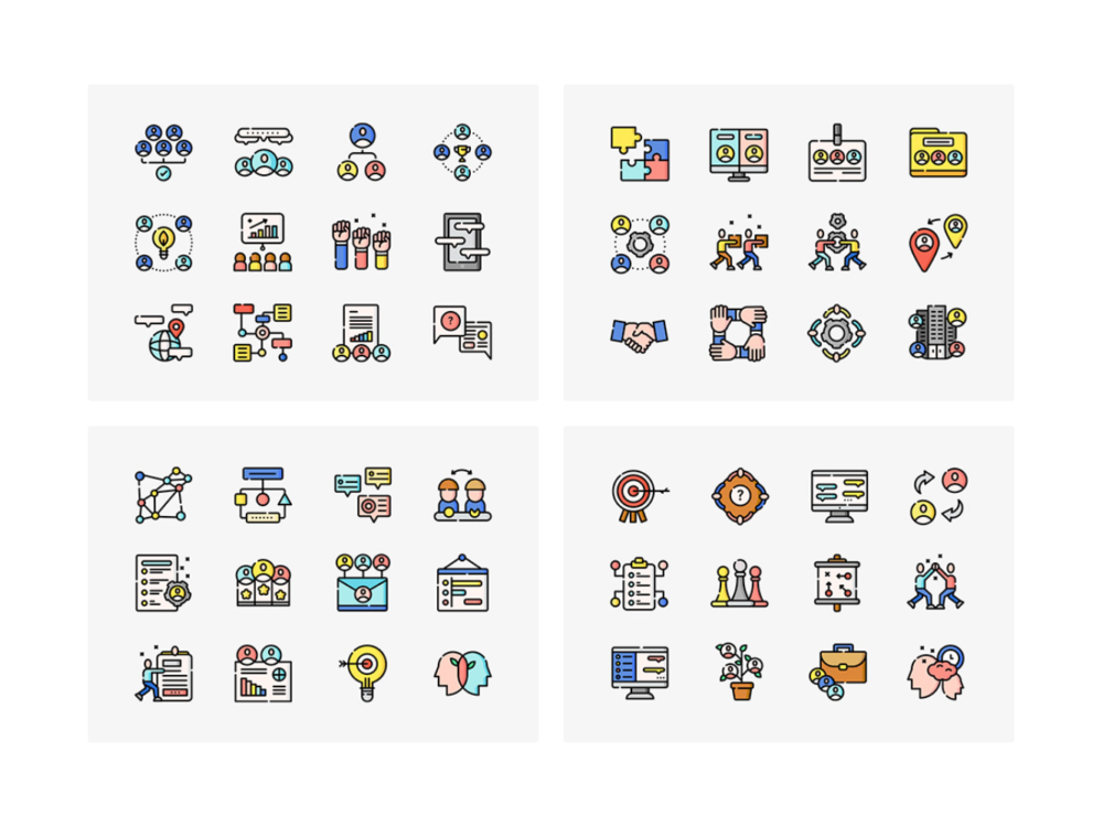 Teamwork Free Vector Icons