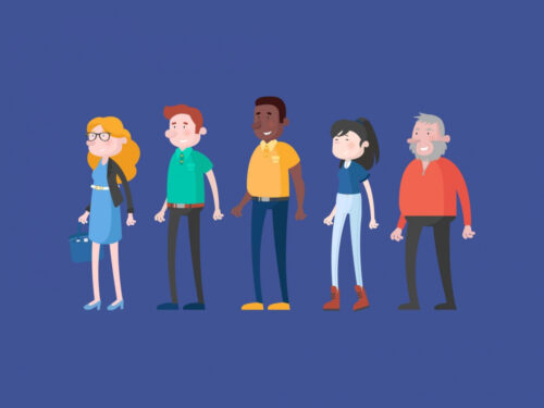 Vector Character Set – Casual