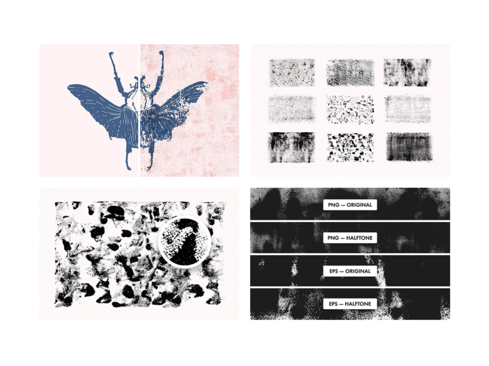 Vector Grunge Textures