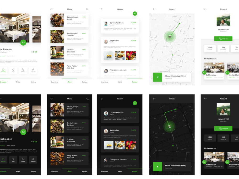 Vegas Restaurant IOS UI Kit