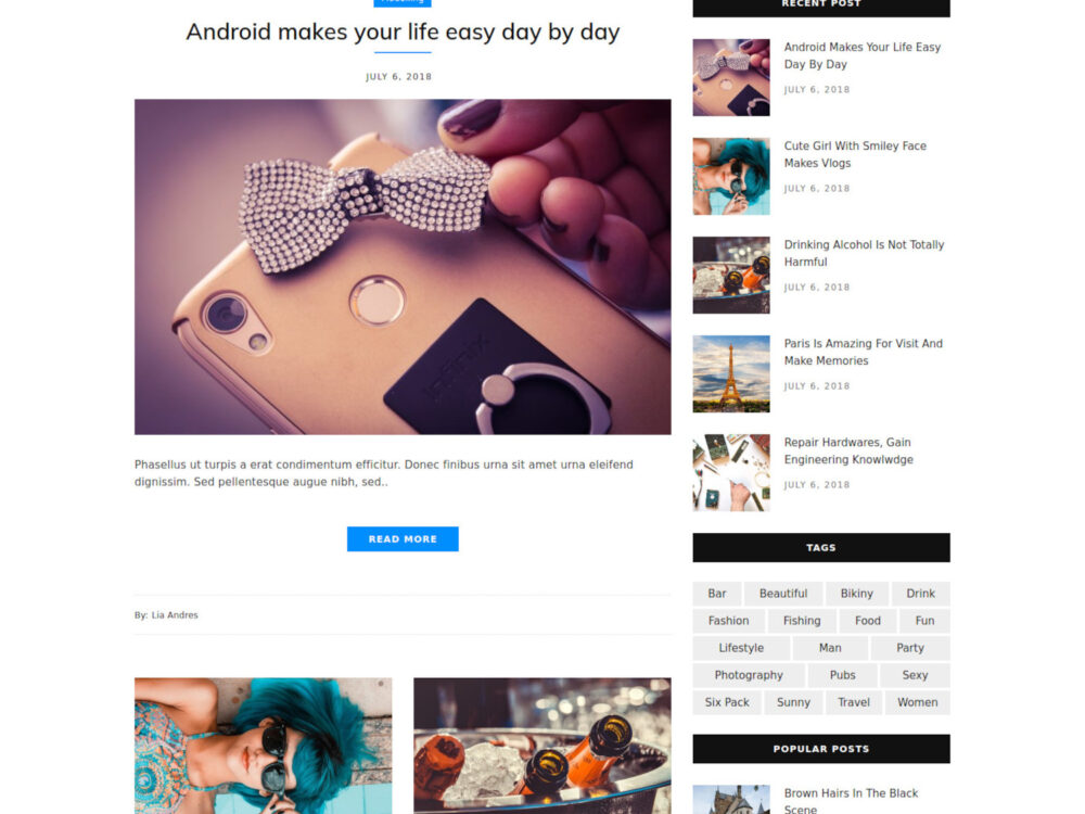 Viable Blog - Free WordPress Theme