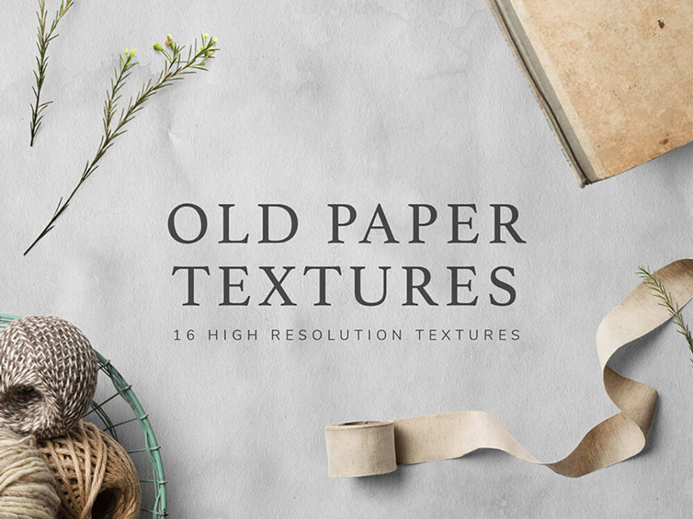 Vintage Paper Textures Set