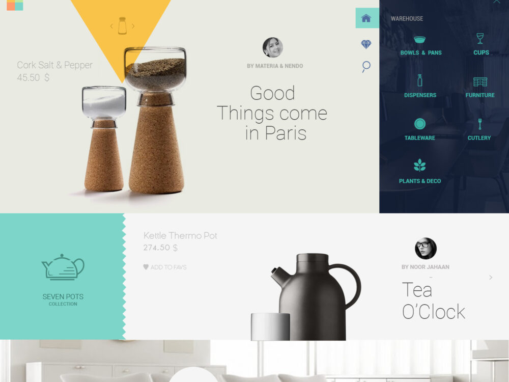 Warehouse Free Website PSD Template
