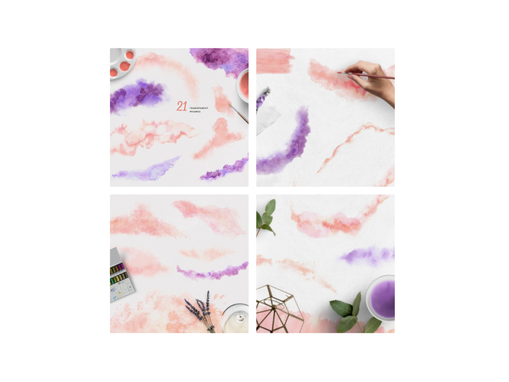 Watercolor Texture Washes