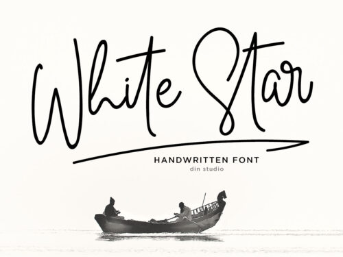 White Star Script Font