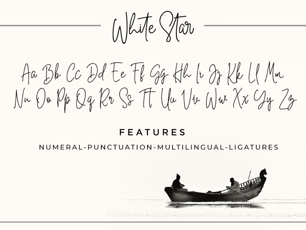 White Star Script Font