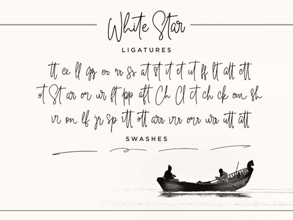 White Star Script Font