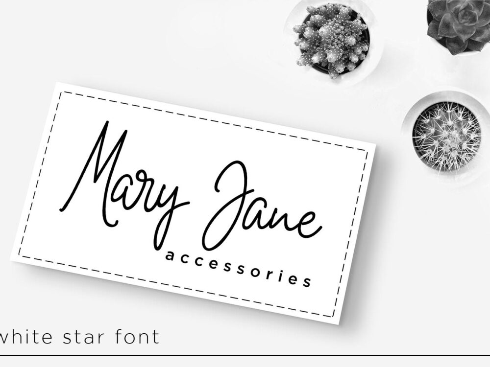 White Star Script Font