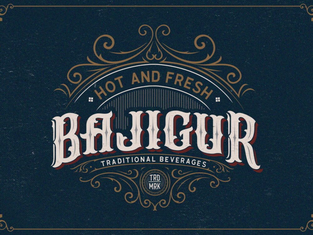 Arlington Layered Font