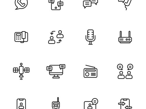 16 Free Communication Vector Icons