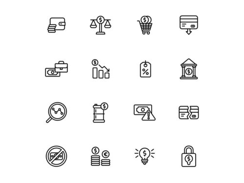 16 Free Economy Vector Icons