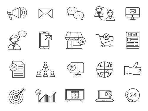 20 Free Marketing Vector Icons
