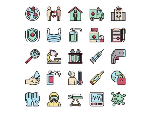 25 Free Pandemic Vector Icons