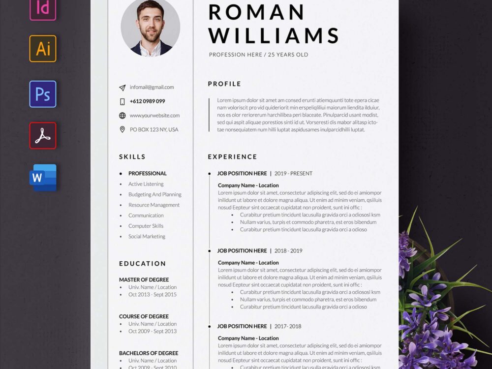 3 Page Resume Template