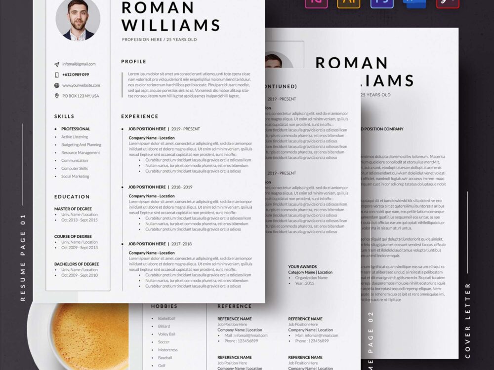 3 Page Resume Template