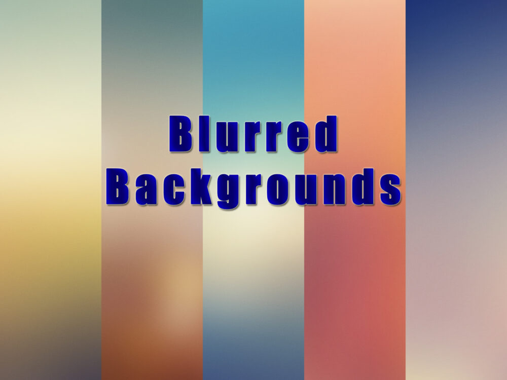 5 Blurred Backgrounds Vol.1