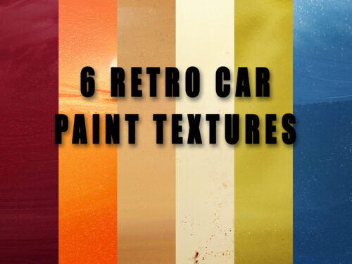 6 Retro Car Paint Textures